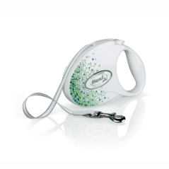 flexi Glam Splash Leaf Tape (pásik), veľkosť M, biela