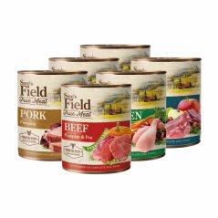 6x 800g, Sam's Field MIX, superprémiová konzerva, (Sams Field)