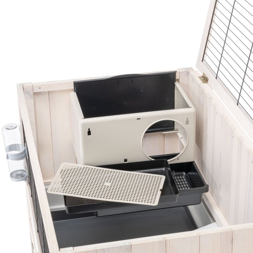 Ferplast COTTAGE drevená klietka pre zajaca 108 x 59 x 102,5 cm