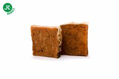 JK ANIMALS Lososové kúsky s kožou, mäsová maškrta, 80 g