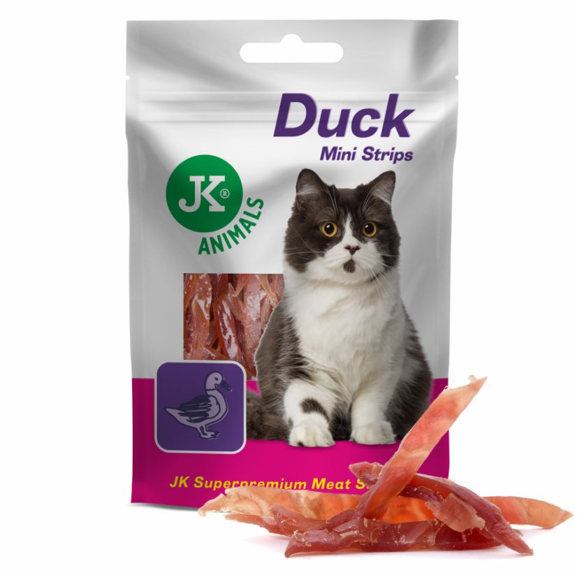 JK-Meat Snack Cat Duck Strips 50 g