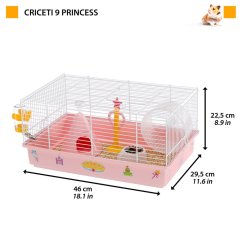 Ferplast CRICETI 9 PRINCESS klietka pre škrečky 46 x 29,5 x 23 cm