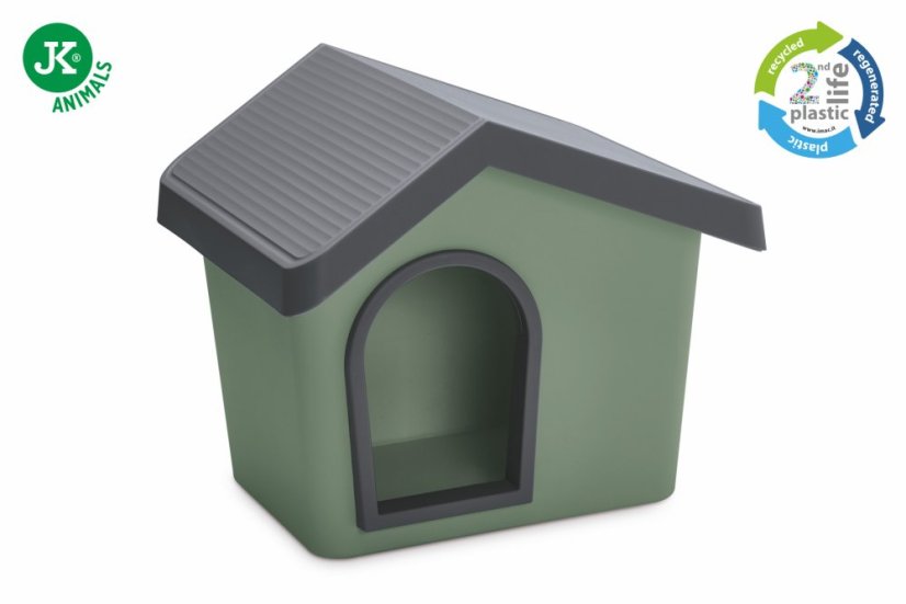 Plastová búda Imac Zeus 70 2nd life, 72×62×62 cm, khaki