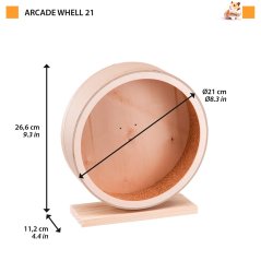 FERPLAST ARCADE WHEEL 21 kolotoč drevo 11,2 x 23,6 cm - Ø 21 cm