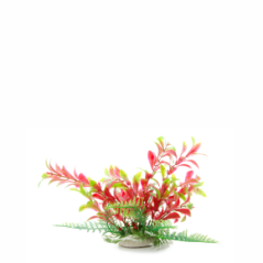 JK Ludwigia červenozelená, akvarijná plastová rastlinka