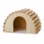 JK ANIMALS Drevený domček iglu z masívu pre králiky, 30×20×17 cm