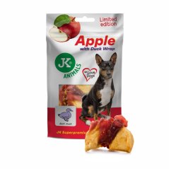 JK ANIMALS kačacie wrap s jablkom, mäsová maškrta, 80 g
