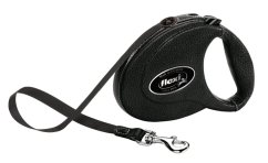 Flexi Leather CC pásik 5m/25kg, čierna koža