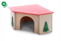 JK ANIMALS rohový domček morča 21x21x13 cm