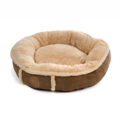 JK ANIMALS Pelech Balu S, guľatý pelech pre psov, hnedý 50 cm