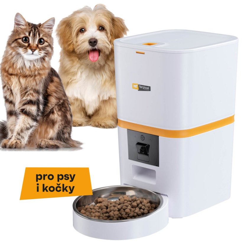 Ferplast Automatický dávkovač krmiva pre psy a mačky, 6 l