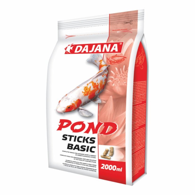 Dajana Pond sticks basic krmivo pre koi a ostatné jazierkové ryby 2 l
