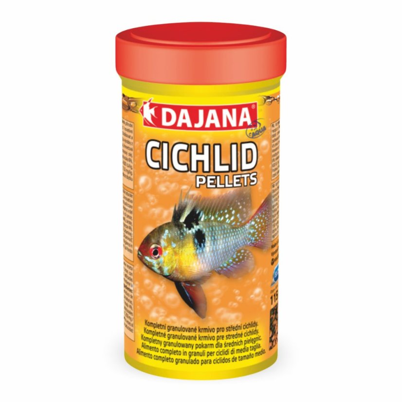 Dajana Cichlid pellets, krmivo (granule) pre ryby 1 000 ml, 3 mm