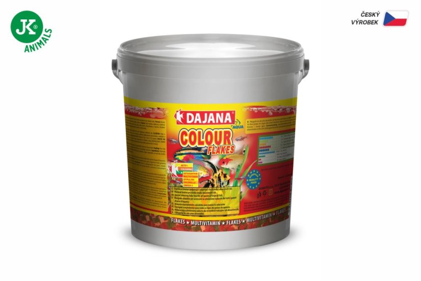 Dajana Colour Flakes, vločky, 4 kg – veľké balenie pre chovateľov