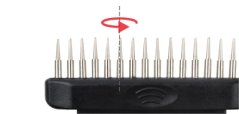 JK Nástavec - hrebeň 16 rotačných hrotov "M" 8 cm