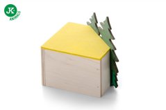 JK ANIMALS domček Les rohový pre škrečky 10×10×11 cm