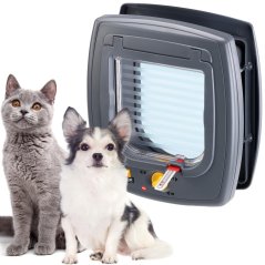 Ferplast Swing 5T Dvierka sivé 22,5 × 9,6 × 25,2 cm