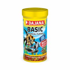 Dajana Basic Tropical Flakes, vločky – krmivo, 250 ml.