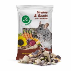 Zrniny a semienka, 1 kg, kompletné krmivo pre činčily