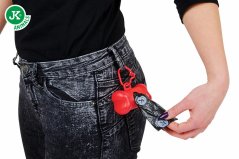 JK ANIMALS puzdro s vreckami pre psie exkrementy (vanilková aróma) 2x rolka