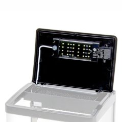 JK ANIMALS, náhradný kryt s LED osvetlením, čierny, pre akvarijní komplet JK-A320, 31×21 cm