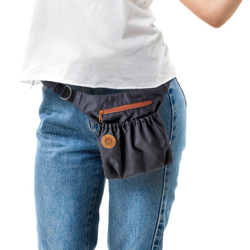 JK ANIMALS pamlsovník 2v1 čierny, 22x26 cm