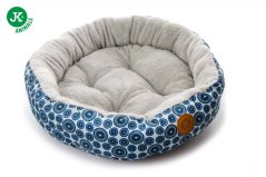 Pelech Ring, 60 cm, modré kruhy, pohodlný pelech pre malé a stredné psy