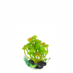 JK ANIMALS Kameň stredný, akvarijná plastová rastlinka, cca 13 cm