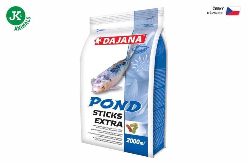 Dajana Pond sticks extra krmivo pre koi a ostatné jazierkové ryby 2 l