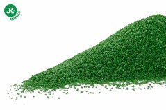 JK ANIMALS Farebný dekoračný štrk zelený, do akvária a terária, 0,5 kg