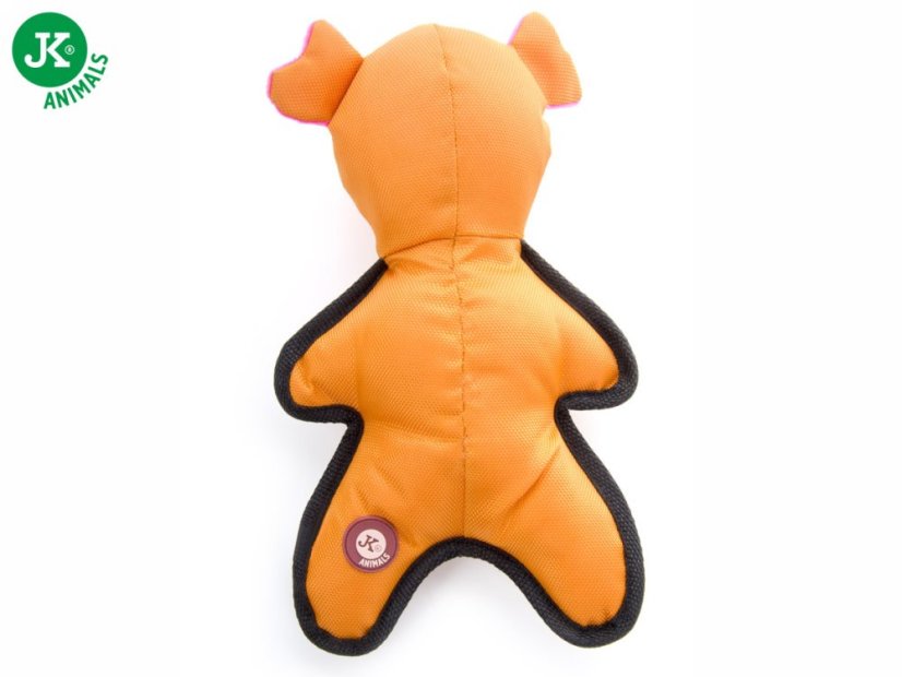JK ANIMALS, Prasa nylonová pískacia hračka s TPR prvkami, veľkosť 29 cm