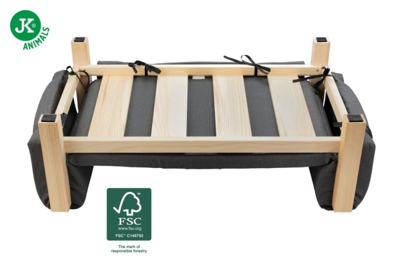 Ferplast posteľ Mizu S šedá 70 x 44 x 29 cm