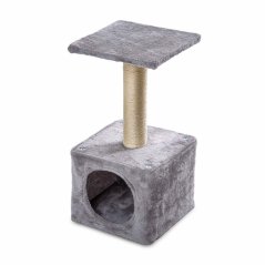 JK ANIMALS DIABOLO EASY škrabadlo pre mačku sv.šedá farba 30x30x60 cm