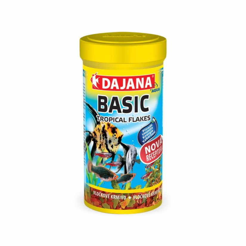 Dajana Basic Tropical Flakes, vločky – krmivo, 100 ml