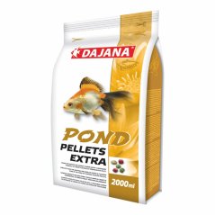 Dajana Pond pellets extra, krmivo pre menšie koi a ostatné jazierkové ryby 2 l