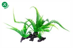 JK ANIMALS plastová rastlinka papradie na koreni, 16 cm
