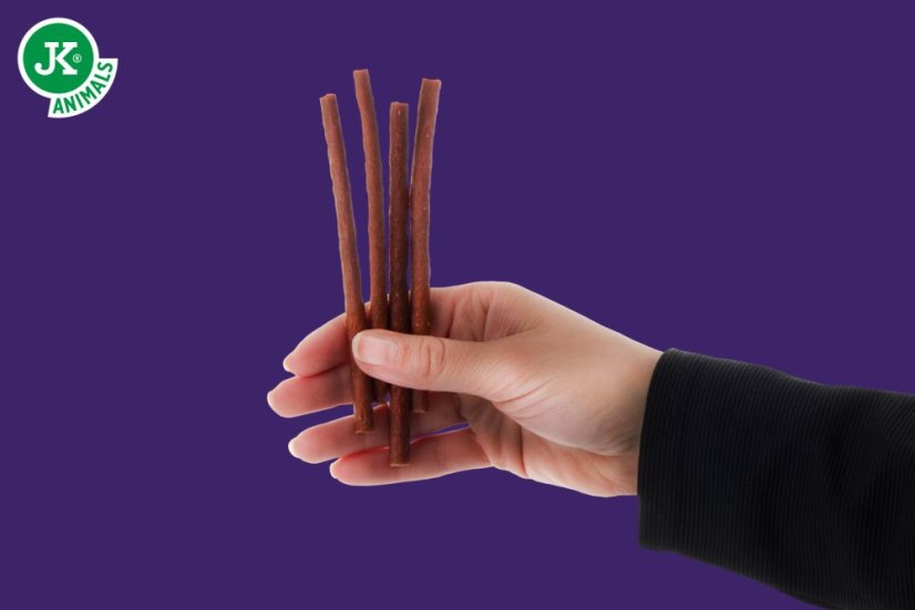 JK ANIMALS kačacie tyčinky, mäsová maškrta, 80 g + 25% gratis