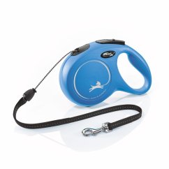 Flexi New Classic (lanko),veľkosť M 8m/20kg, modrá