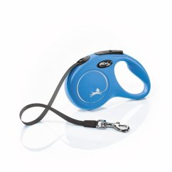Flexi Classic (pásik),veľkosť S 5m/15kg, modrá