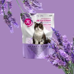 JK Litter Silica gel - lavender 1,6 kg/3,8 l