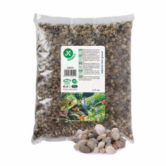 Prírodný riečny štrk, 5 kg, do akvária a terária