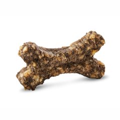 JK ANIMALS Kosť natural, prírodná maškrta s lososom a bylinkami, 10 cm, 1 ks