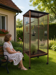 Inter-Zoo Big Bird Cage Industrial, voliéra 60 x 60 x 151,5 cm