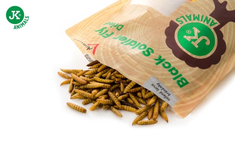 JK ANIMALS, sušená larva bránenky, 80 g