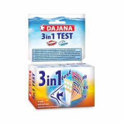 Dajana Test 3in1(pH,GH,KH) testovacie prúžky 50 ks