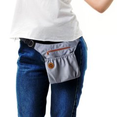 JK ANIMALS pamlsovník 2v1 sivý, 22x26 cm