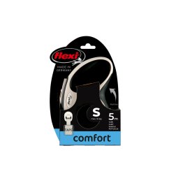 flexi New Comfort pásik, veľkosť S 5m/15kg, čierna