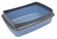 Ferplast NIP PLUS 20 toaleta pre mačky, modrá 55 x 39,5 x 18,5 cm