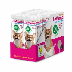 JK ANIMALS kuracie lízatko s kozím mliekom 48 ks, 1,4 g/1ks