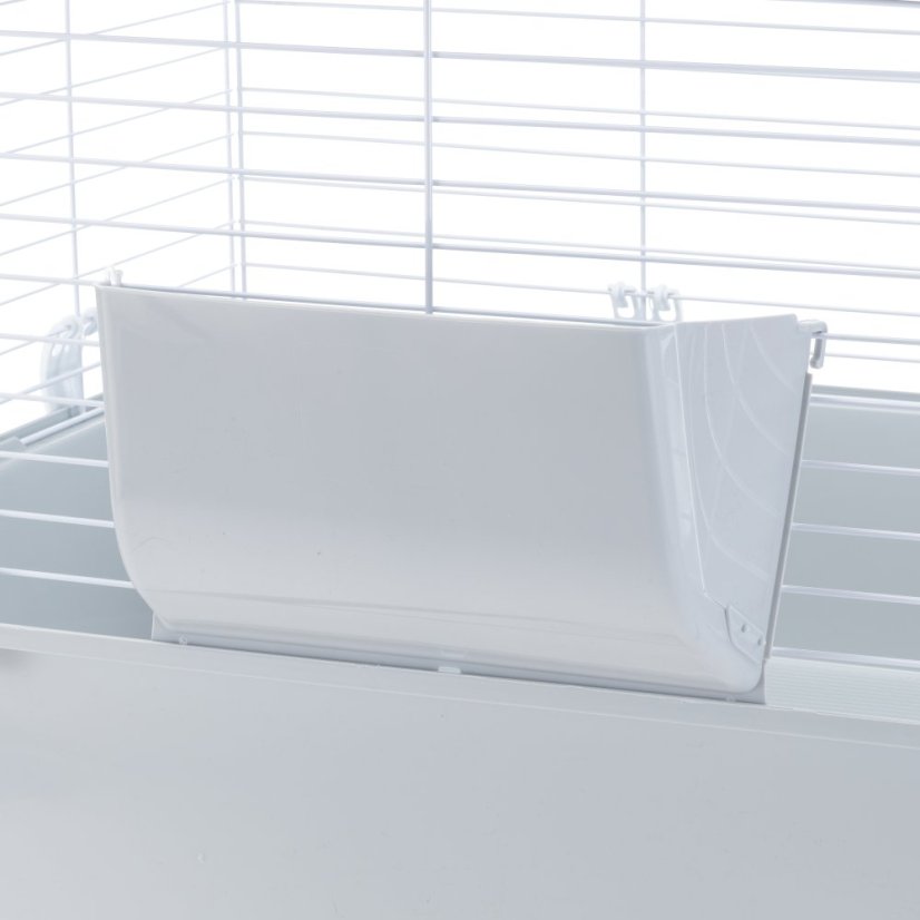 Ferplast Casita 100 šedo/červená 96 x 57 x 56 cm